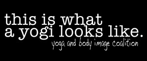 From a t shirt that says "this is what a yogi looks like"
